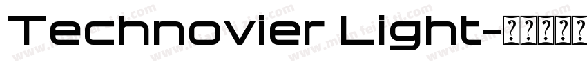 Technovier Light字体转换